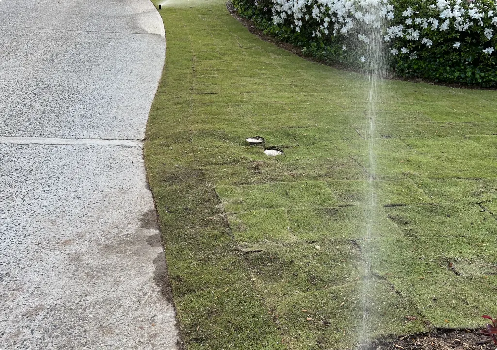 Sprinkler Installation by Moreno Landscaping