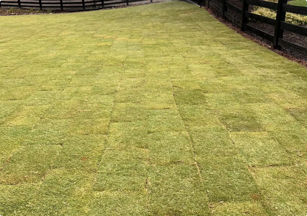 Landscaping project near Cumming, GA
